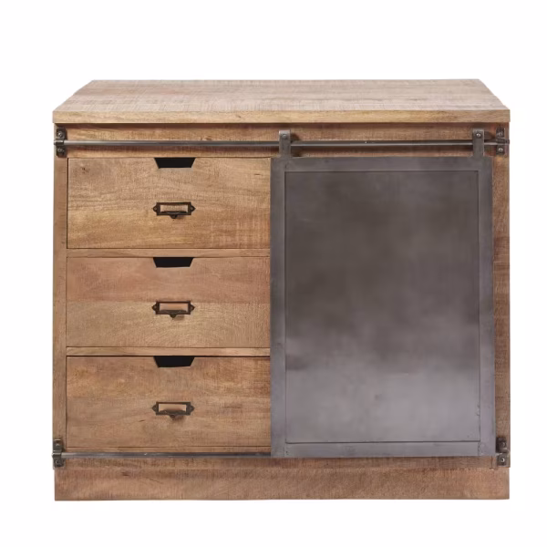 Meuble bas de cuisine 3 tiroirs 1 porte