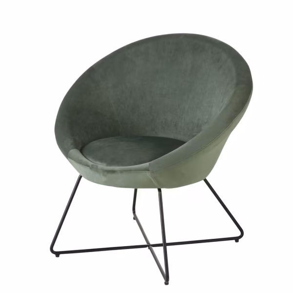 Fauteuil de salon design vert