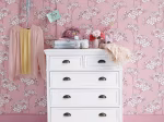 Commode haute 6 tiroirs crème
