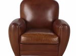 Fauteuil club vintage en cuir