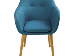 Fauteuil de table vintage bleu