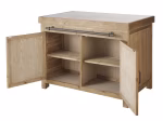 Ilot  2 portes 4 tiroirs et table intégrée