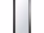 Grand miroir  à moulures en bois noir