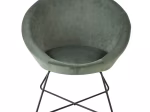Fauteuil de salon design vert
