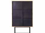 Armoire en pin massif et métal