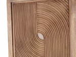 Paravent en bois gravé