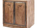 Meuble bas de cuisine avec évier 2 portes