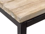 Table basse style industriel bois et métal